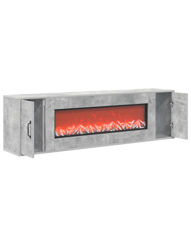 Caminetto elettrico Cemento 155 x 30 x 44 cm