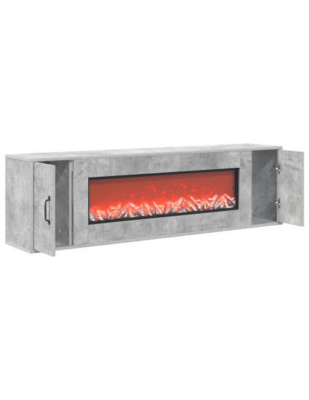 Caminetto elettrico Cemento 155 x 30 x 44 cm