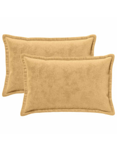 Cuscino da Lanciare 2 pz HOUTEN Tortora 40 x 60 cm Flanella 2