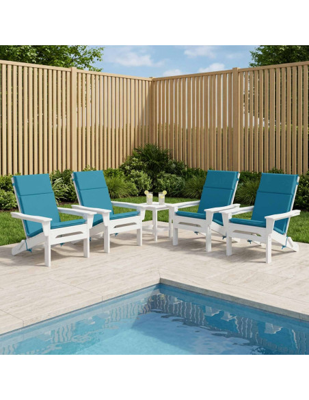 Cuscino per sedia a schienale alto GEMERT 6 pz 100% Poliestere