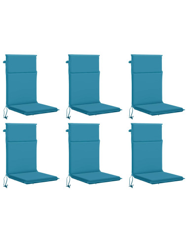 Cuscino per sedia a schienale alto GEMERT 6 pz 100% Poliestere