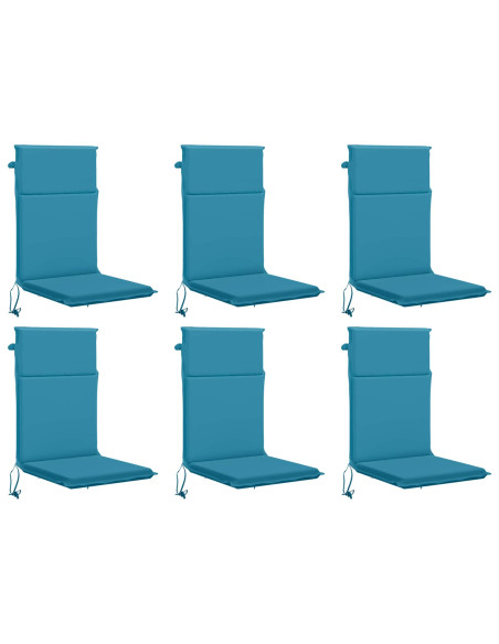 Cuscino per sedia a schienale alto GEMERT 6 pz 100% Poliestere