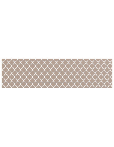 Tappeti per scale 15 pz 76 x 20 cm Grigio e Bianco Poliestere