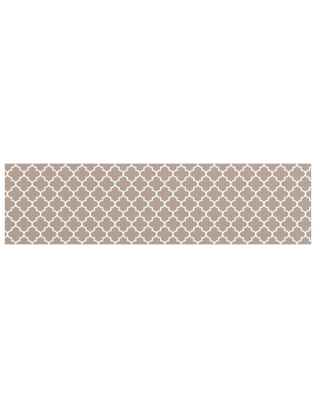 Tappeti per scale 15 pz 76 x 20 cm Grigio e Bianco Poliestere