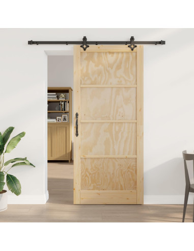 Porta scorrevole 93 x 211 cm Legno ingegnerizzato