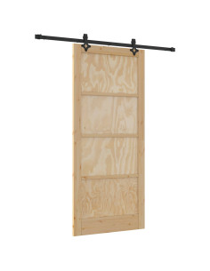 Porta scorrevole 93 x 211 cm Legno ingegnerizzato 2