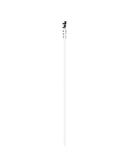 Porta scorrevole 93 x 211 cm Legno ingegnerizzato Bianco e Nero