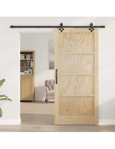 Porta scorrevole 93 x 202 cm Legno ingegnerizzato