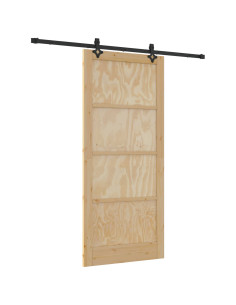 Porta scorrevole 93 x 211 cm Legno ingegnerizzato 2