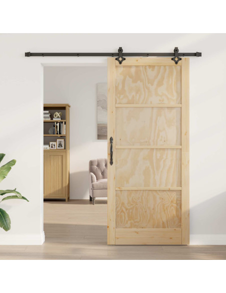 Porta scorrevole 93 x 211 cm Legno ingegnerizzato