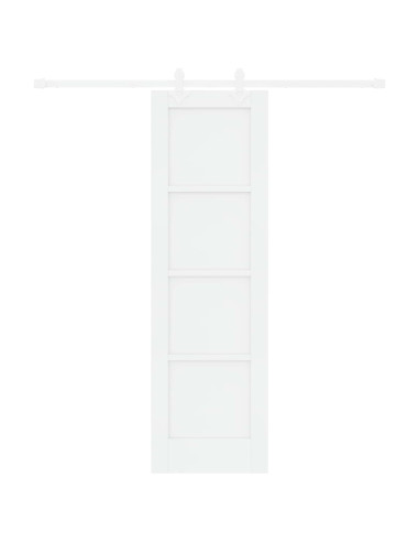 Porta scorrevole 61 x 198,5 cm Legno ingegnerizzato Bianco
