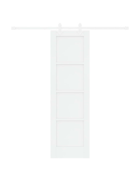 Porta scorrevole 61 x 198,5 cm Legno ingegnerizzato Bianco