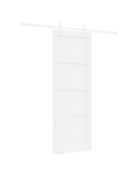 Porta scorrevole 73,5 x 198,5 cm Legno ingegnerizzato Bianco