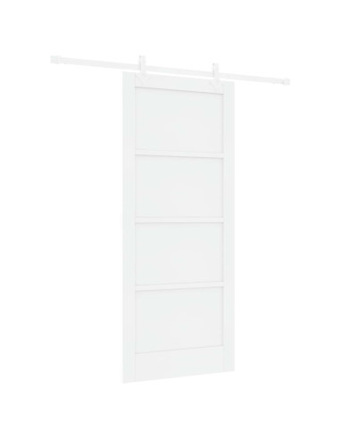 Porta scorrevole 86 x 198,5 cm Legno ingegnerizzato Bianco