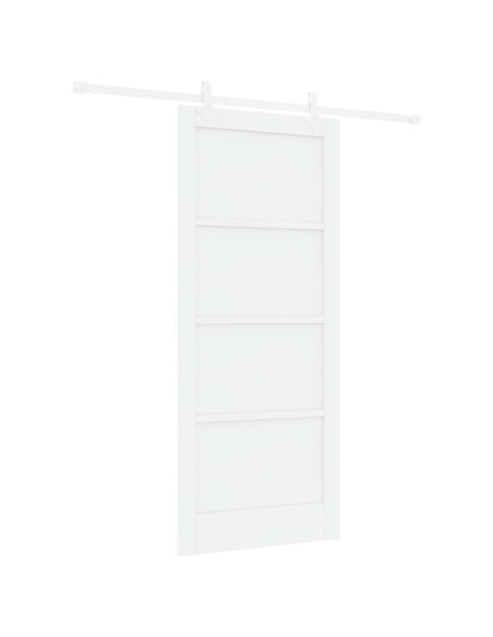 Porta scorrevole 86 x 198,5 cm Legno ingegnerizzato Bianco