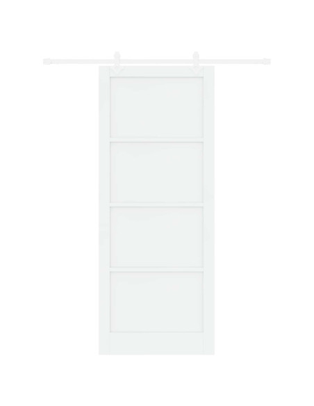 Porta scorrevole 93 x 232 cm Legno ingegnerizzato Bianco