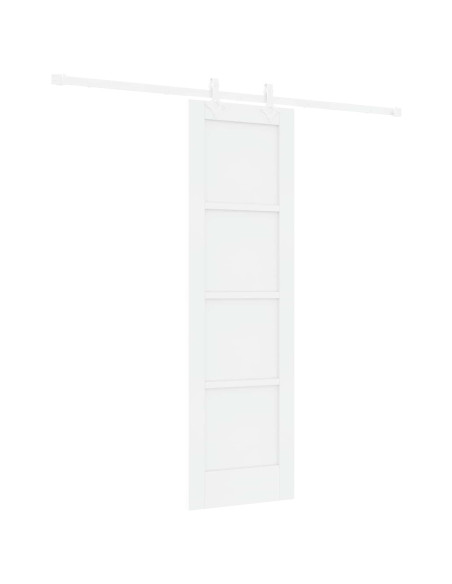 Porta scorrevole 61 x 198,5 cm Legno ingegnerizzato Bianco