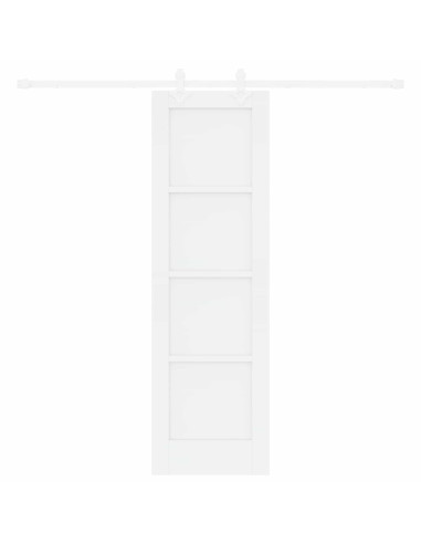 Porta scorrevole 61 x 198,5 cm Legno ingegnerizzato Bianco