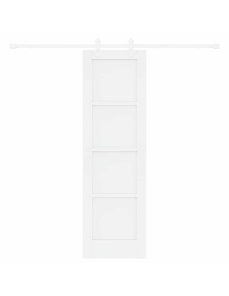 Porta scorrevole 61 x 198,5 cm Legno ingegnerizzato Bianco
