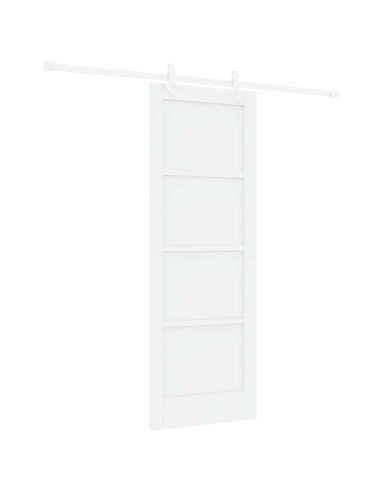 Porta scorrevole 73,5 x 198,5 cm Legno ingegnerizzato Bianco