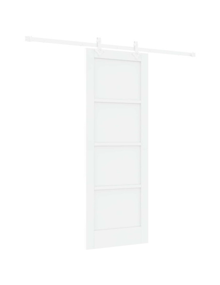 Porta scorrevole 73,5 x 198,5 cm Legno ingegnerizzato Bianco