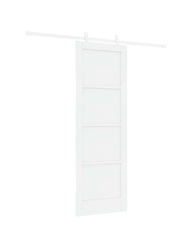 Porta scorrevole 73,5 x 211 cm Legno ingegnerizzato Bianco