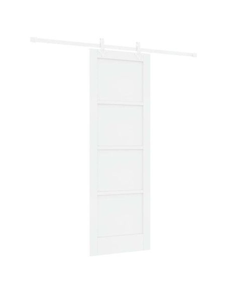 Porta scorrevole 73,5 x 211 cm Legno ingegnerizzato Bianco