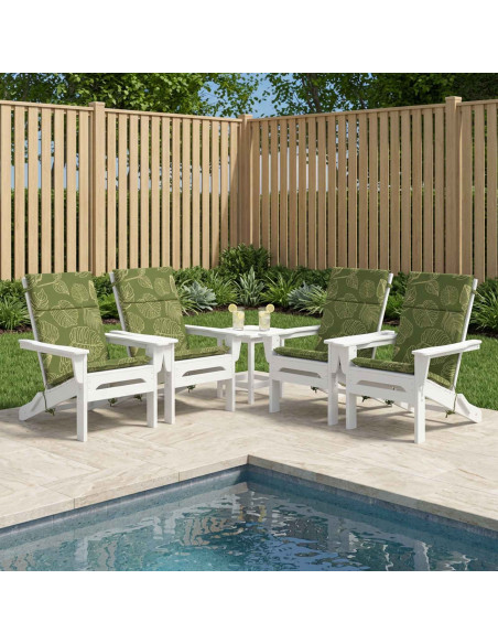 Cuscino per sedia a schienale alto GEMERT 6 pz 100% Poliestere