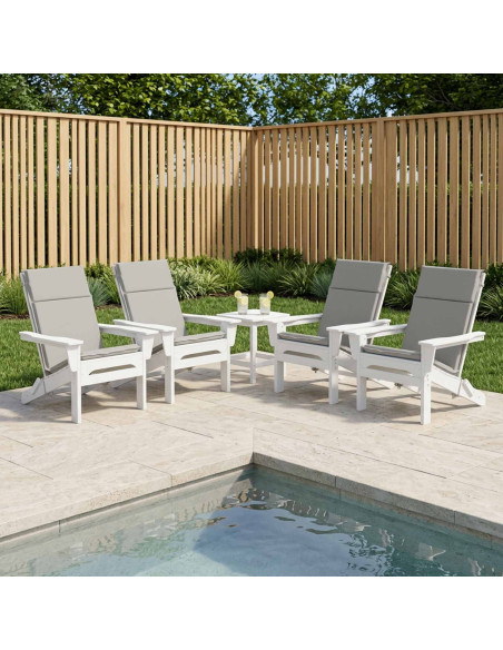 Cuscino per sedia a schienale alto GEMERT 6 pz 100% Poliestere