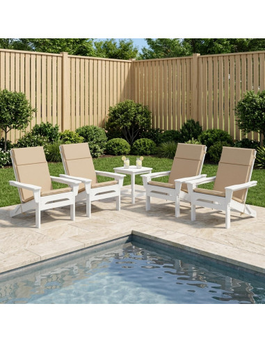Cuscino per sedia a schienale alto GEMERT 6 pz 100% Poliestere