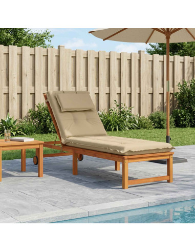 Cuscino per Lettino GEMERT 100% Poliestere Beige