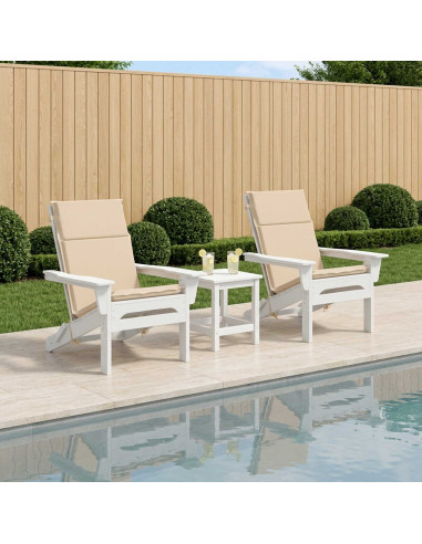 Cuscino per sedia a schienale alto GEMERT 2 pz 100% Poliestere
