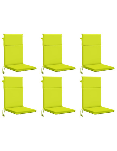 Cuscino per sedia a schienale alto GEMERT 6 pz 100% Poliestere