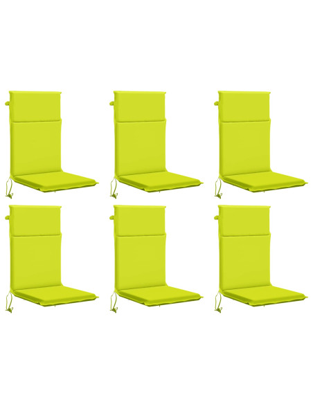 Cuscino per sedia a schienale alto GEMERT 6 pz 100% Poliestere