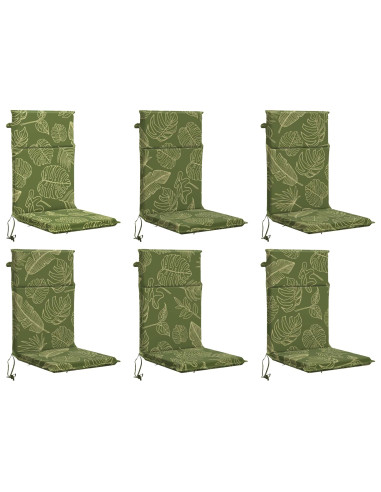 Cuscino per sedia a schienale alto GEMERT 6 pz 100% Poliestere