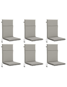 Cuscino per sedia a schienale alto GEMERT 6 pz 100% Poliestere 2