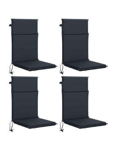 Cuscino per sedia a schienale alto GEMERT 4 pz 100% Poliestere