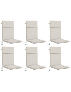 Cuscino per sedia a schienale alto GEMERT 6 pz 100% Poliestere 2
