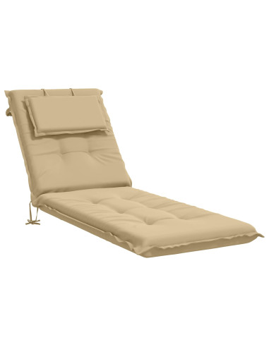 Cuscino per Lettino GEMERT 100% Poliestere Beige