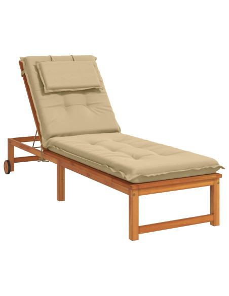 Cuscino per Lettino GEMERT 100% Poliestere Beige