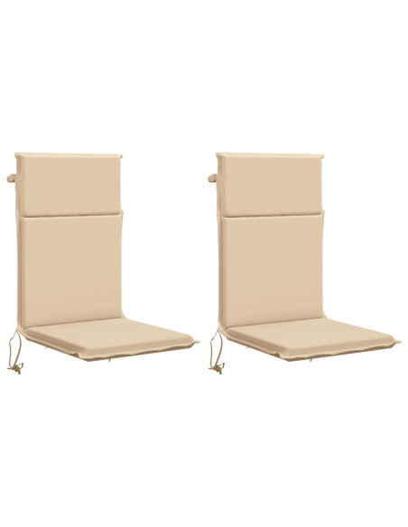 Cuscino per sedia a schienale alto GEMERT 2 pz 100% Poliestere