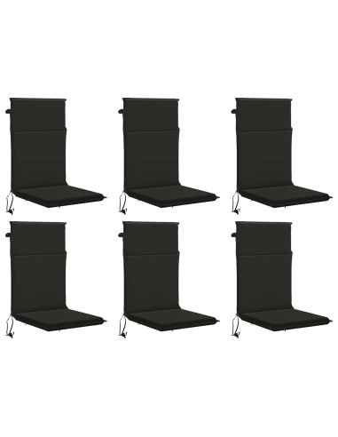 Cuscino per sedia a schienale alto GEMERT 6 pz 100% Poliestere