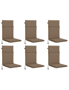 Cuscino per sedia con schienale alto GEMERT 6 pz 2