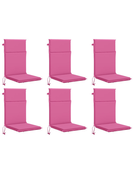 Cuscino per sedia a schienale alto GEMERT 6 pz 100% Poliestere