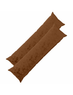 Cuscino da Lanciare 2 pz HEERLEN Marrone Chiaro 40 x 145 cm 2