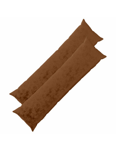 Cuscino da Lanciare 2 pz HEERLEN Marrone Chiaro 40 x 145 cm