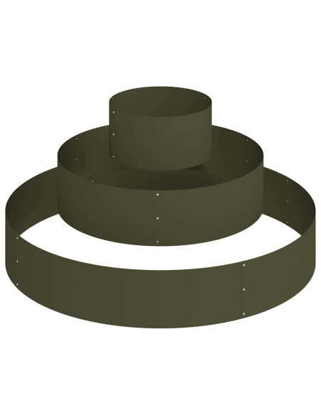 Vaso da giardino Verde oliva 120 x 120 x 20 cm