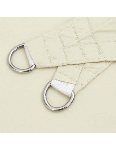 Parasole a Vela Oxford Rettangolare 5x8 m Crema