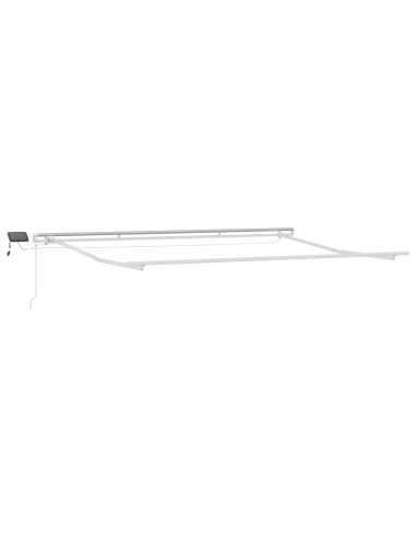 Tenda Retrattile con arancione e marrone 500 ×350 cm Tessuto
