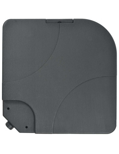 Ombrellone da Esterni con Base Portatile Grigio Talpa
